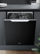 美的中式灭菌洗碗机JX15全新上市，面板随心定